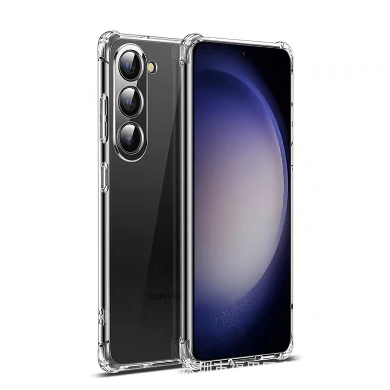 Husa de protectie Flippy, Airbag Shock Absorption, TPU, pentru Samsung Galaxy S21 FE 5G , Transparent