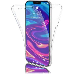 Husa de protectie Flippy compatibila cu Apple iPhone 12 Mini Full Tpu 360 Transparent