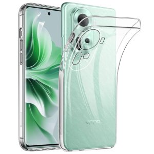 Husa Telefon, Flippy, Compatibila Oppo Reno 11F, Carcasa TPU, Protectie Camere, 1.5 mm, Transparent