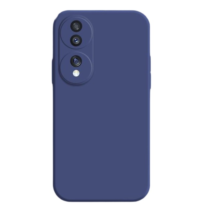 Husa de Protectie, Flippy, pentru Honor 70, Liquid Silicone, cu Microfibra pe Interior, Protectie Antisoc, Compatibil Incarcare Wireless, Albastru