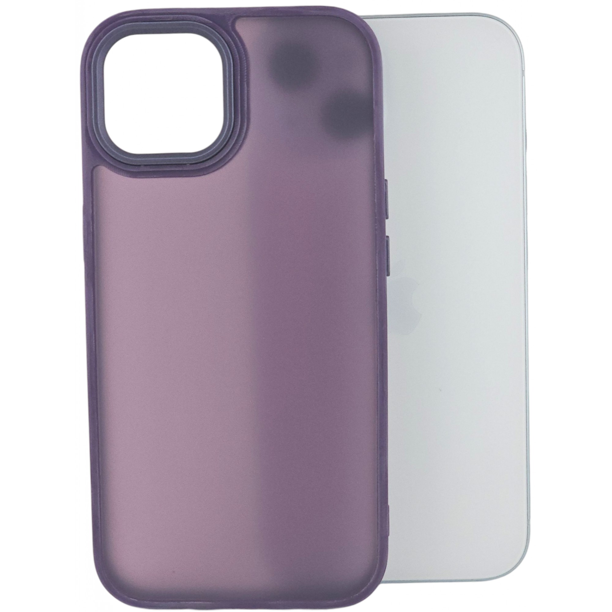 Husa de Protectie, Flippy, pentru iPhone 15 Plus, Satin Matte, din PC, Mov