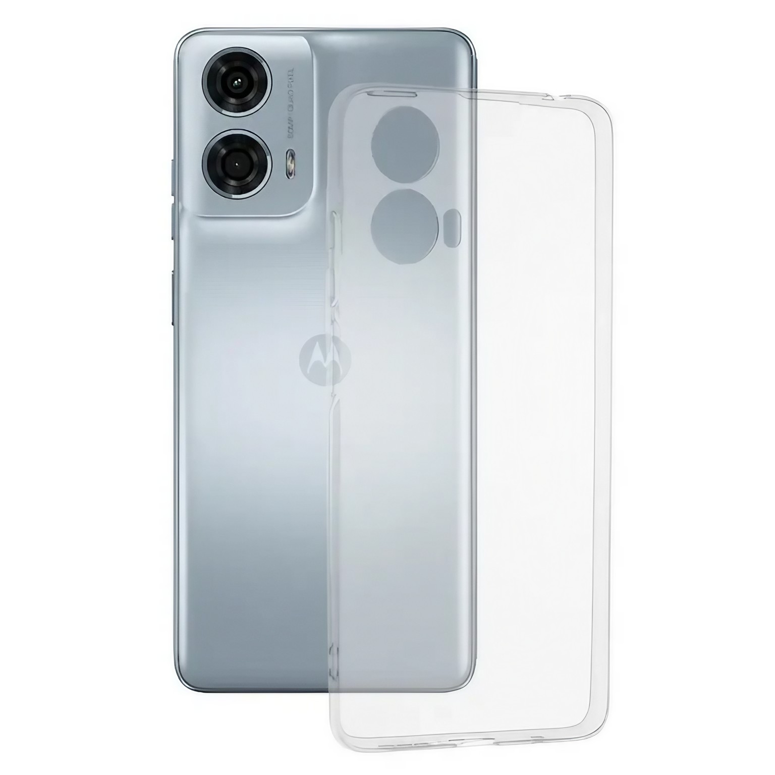 Husa de Protectie, Flippy, pentru Motorola Moto G24, TPU, Antisoc, Rezistenta la Impact, Transparenta