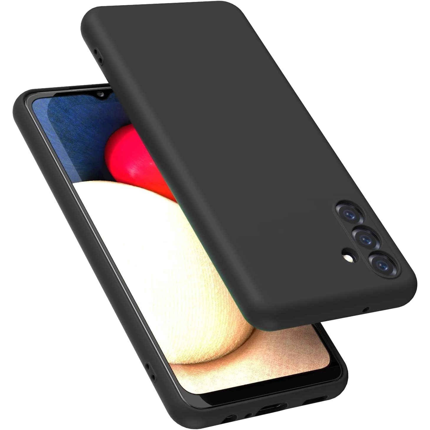 Husa de Protectie, Flippy, pentru Samsung Galaxy S24 FE, Liquid Silicone, cu Microfibra pe Interior, Protectie Antisoc, Compatibil Incarcare Wireless, Negru