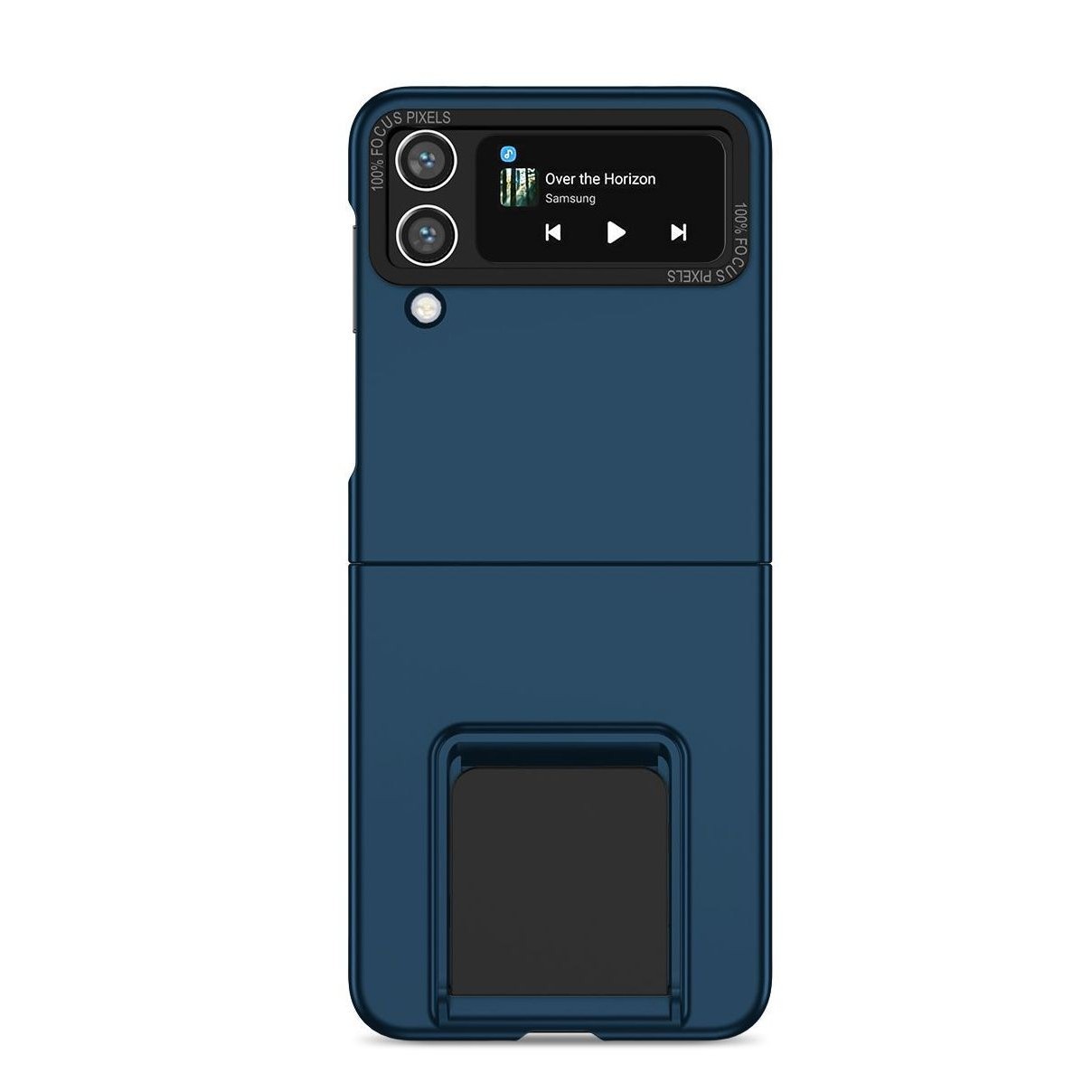 Husa de Protectie, Flippy, pentru Samsung Galaxy Z Flip 5, din PC, cu Pliere Tridimensionala, Multifunctionala, Albastra