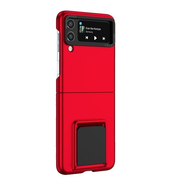 Husa de Protectie, Flippy, pentru Samsung Galaxy Z Flip 5, din PC, cu Pliere Tridimensionala, Multifunctionala, Rosie