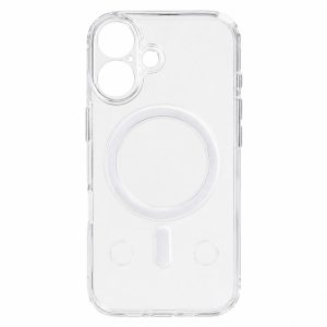 Husa de Protectie TPU, Flippy, pentru Apple iPhone 16, MagSafe, Antisoc, Rezistenta la Impact, Protectie Camera, Transparent