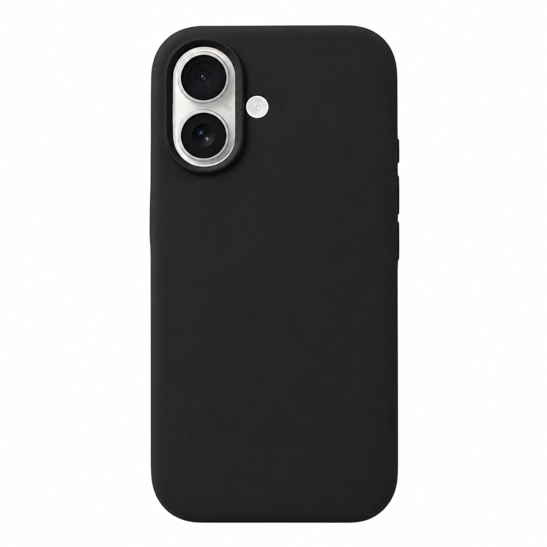 Husa de Protectie Telefon, Flippy, Compatibila cu iPhone 16 Plus, Silicon Premium Antisoc, Anti-Zgirieturi, MagSafe, Acces Camera Control, Protectie 360, Interior Microfibra, Negru