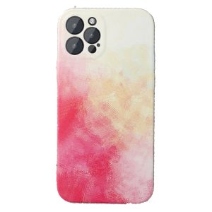 Husa protectie Flippy compatibila cu Apple iPhone 11 Pro Tpu Ombre, Roz/Galben