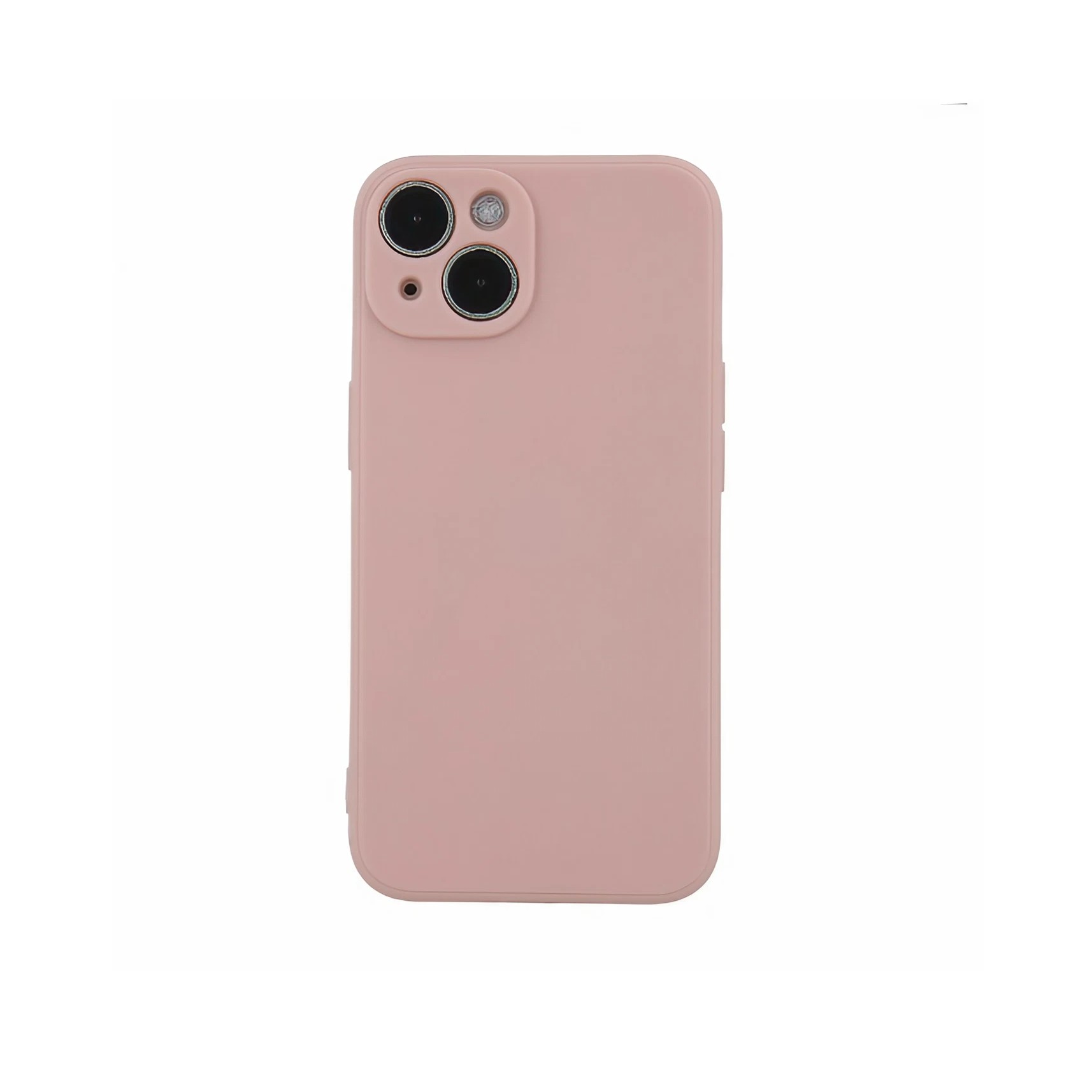 Husa protectie Flippy compatibila cu Apple iPhone 13 Liquid Silicone Roz