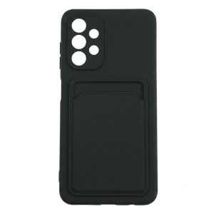 Husa protectie Flippy cu suport card compatibila cu Samsung Galaxy A32 5G Negru