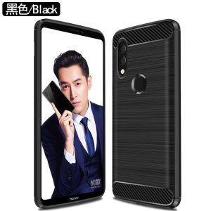 Husa Protectie, Flippy, compatibila cu Honor 70, TPU Carbon, Negru