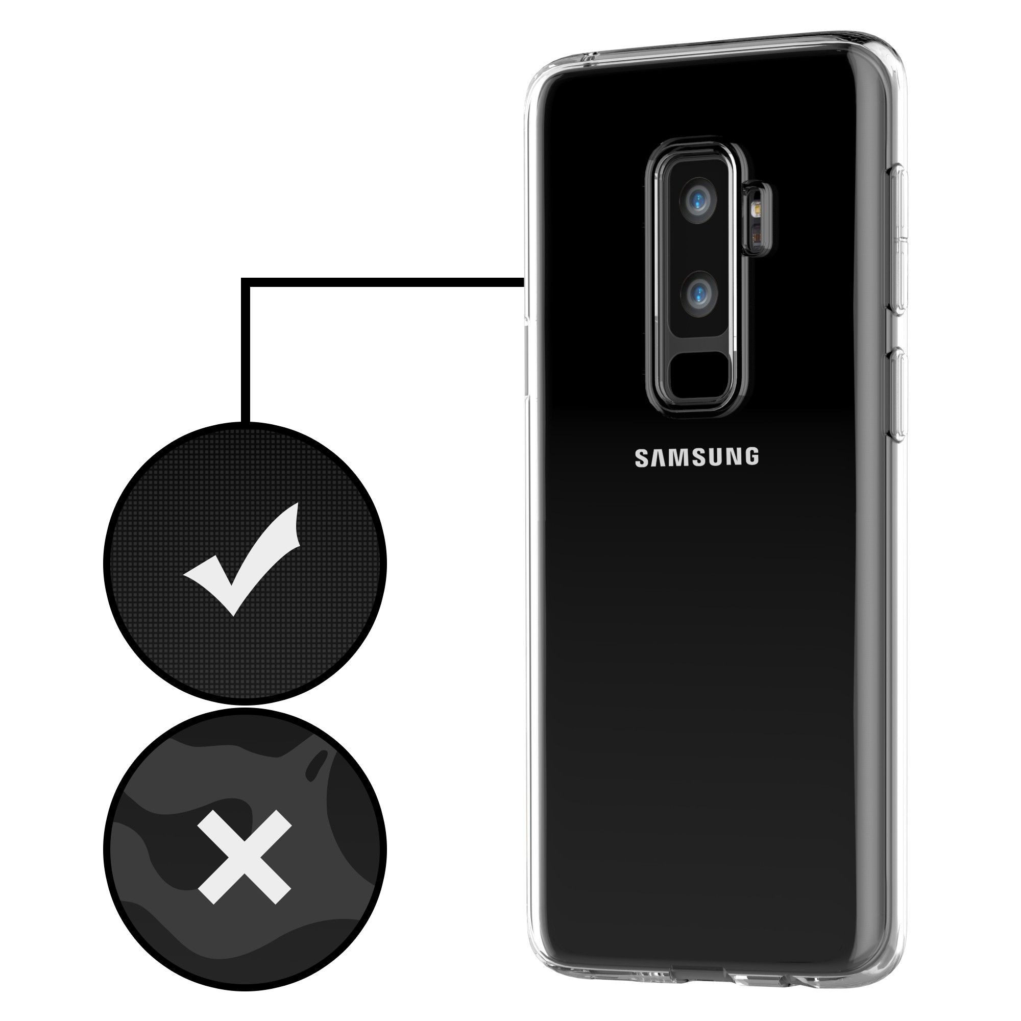 Husa Samsung Galaxy S9 Plus Flippy® Tpu Transparent 0.6 mm
