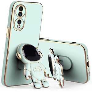 Husa Telefon 2in1, Flippy, Compatibila Huawei Mate 50 Pro, Carcasa TPU cu Suport Inclus Tip Astronaut, Protectie Camere, Verde
