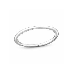 Inel din Argint 925, Jolie Silver, Model Verighetă Simplă, Design Rotunjit, Finisaj Lucios, Mărimea 49, Argintiu