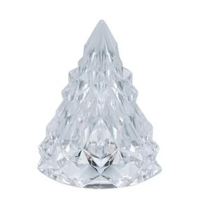 Lampa de Veghe, Flippy, Model IceBerg, Lumina Calda, cu Baterii, Transparenta, 6.5x8 cm