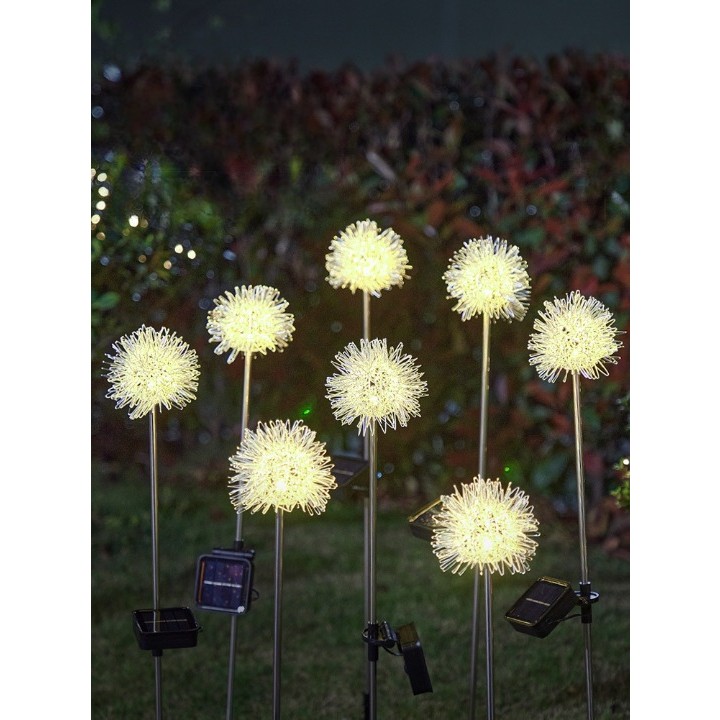 Lampa solara sub forma de Papadie, alb cald, Flippy