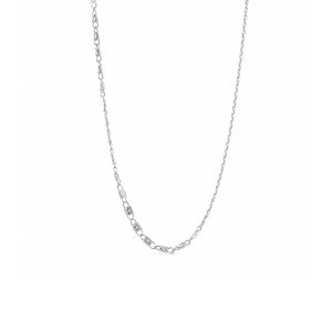 Lantisor din Argint 925, model plat rotund (ccc), 1.4 g, 39 cm