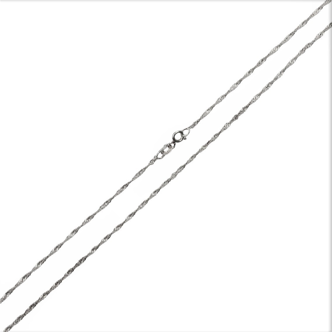 Lantisor din Argint 925 model Rasucit 38.7 cm,1.8 g