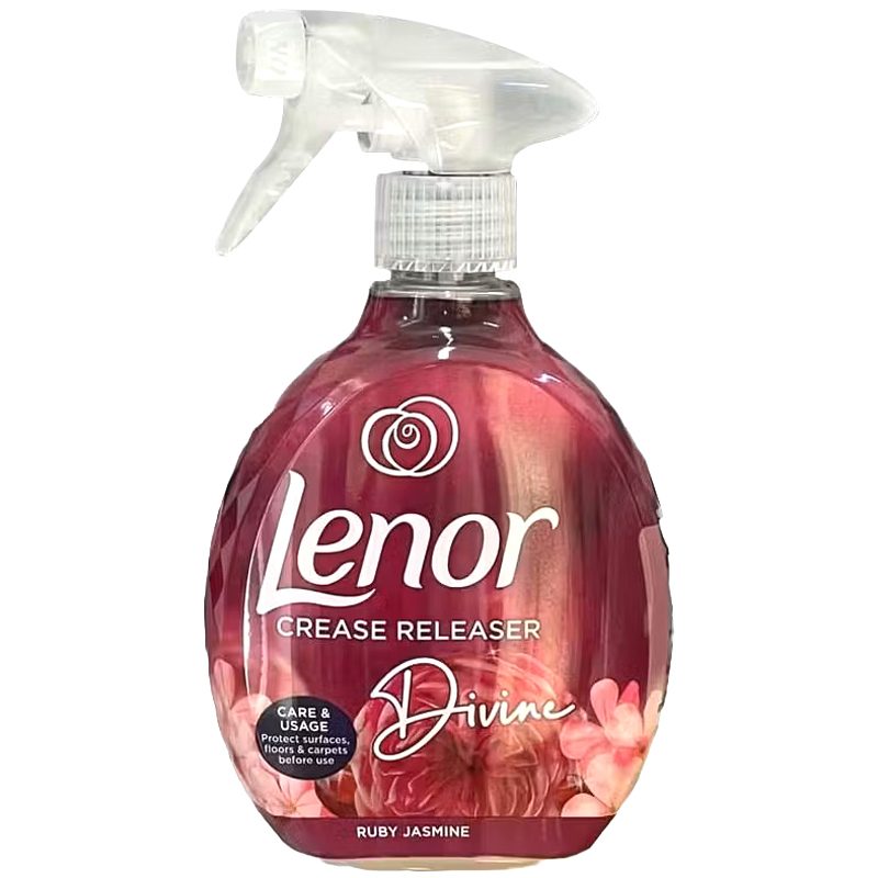 Odorizant pentru Textile Spray, LENOR, Antisifonare Ruby Jasmine, 500 ml