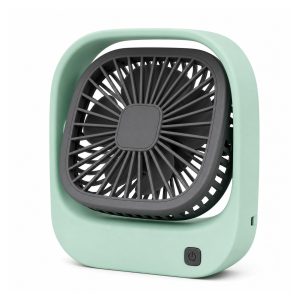 Mini Ventilator Portabil, Flippy, Model Compact si Portabil, Alimentare USB 5V, Flux de Aer Racoritor, Utilizare Usoara si Confort in Zilele Calduroase, Ideal pentru Birou, Camera, Masina, Calatorii si Vara, Verde