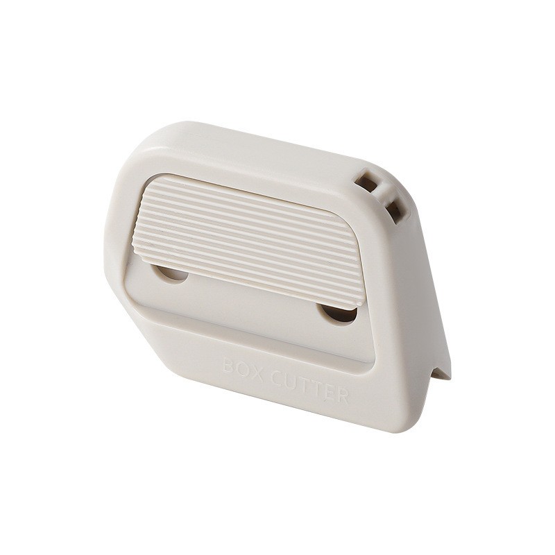 Cutter Portabil, Flippy, din ABS, Magnetic, Lama Ceramica, Autoretractabila, Universal, Alb