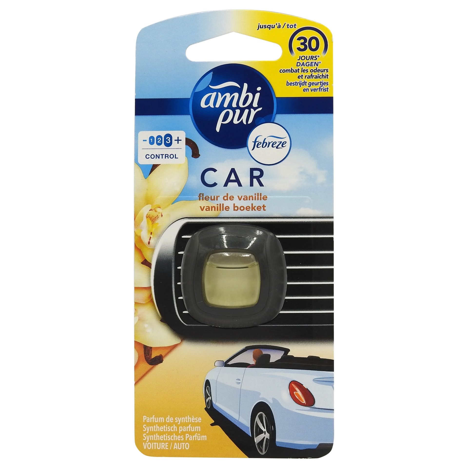 Odorizant Auto, Ambi Pur, 2 ml Vanilla