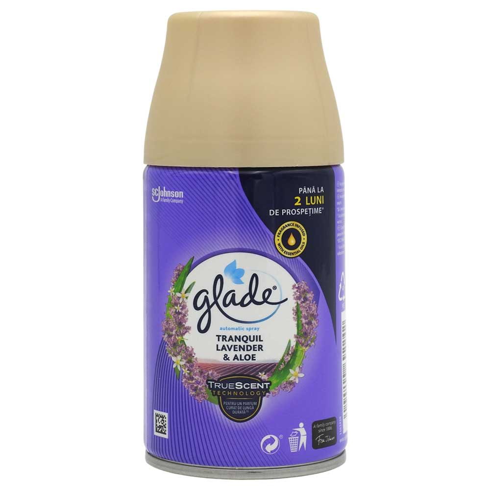 Odorizant pentru Camera, Glade, pentru Spray Automat, Rezerva 269 ml, Aroma Lavanda &Aloe