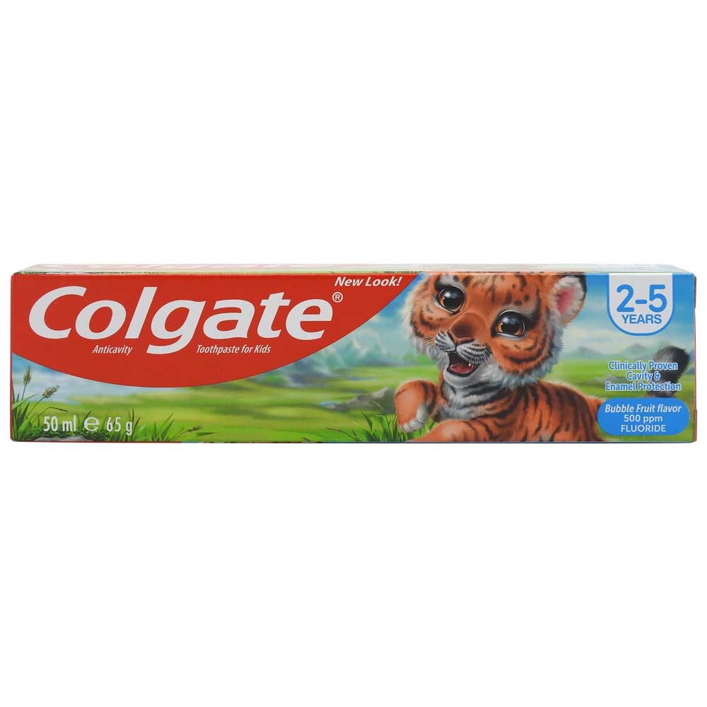 Pasta de Dinti pentru Copii, Colgate, 50 ml, Bubble Fruit 2-5 Ani