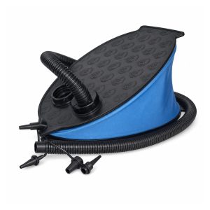 Pompa de Picior pentru Gonflare, Flippy, Actionare Manuala, Design Compact si Usor de Utilizat, Potrivita pentru Saltele Gonflabile, Piscine, Colace si Accesorii de Plaja, Negru