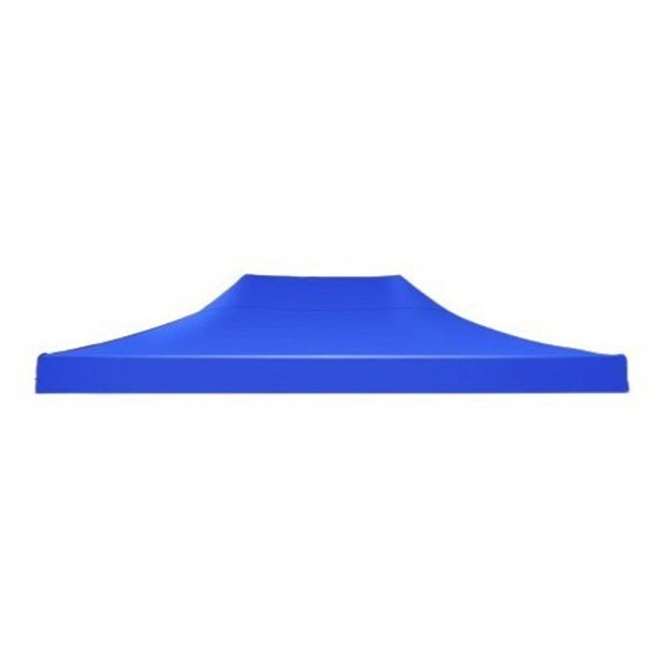 Prelata Copertina pentru Cort tip Pavilion, Flippy, Invelis Impermiabil din Material Textil Oxford 700D, Varf Plat Cauciucat, 4.3 x 2.9 m Albastru