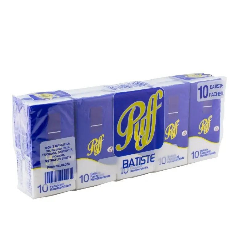 Puff Batiste Igienice 3STR 10 buc