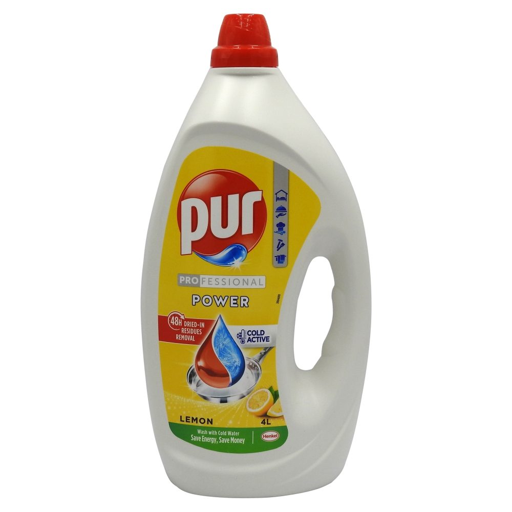 Pur Detergent Vase Lichid 4 L Power Lemon