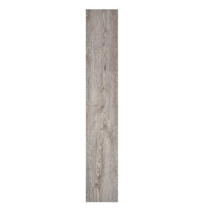Set 36 Placi Autoadezive pentru Pardoseala, Flippy, din PVC, Impermeabil, Ignifug, Usor de Curatat, Dimensiune Placa 91.44 x 15.24 cm, Grosime 1.5 mm, Acoperire 5 m2, Model 3, Gri
