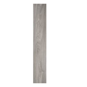 Set 36 Placi Autoadezive pentru Pardoseala, Flippy, din PVC, Impermeabil, Ignifug, Usor de Curatat, Dimensiune Placa 91.44 x 15.24 cm, Grosime 1.5 mm, Acoperire 5 m2, Model 1, Gri