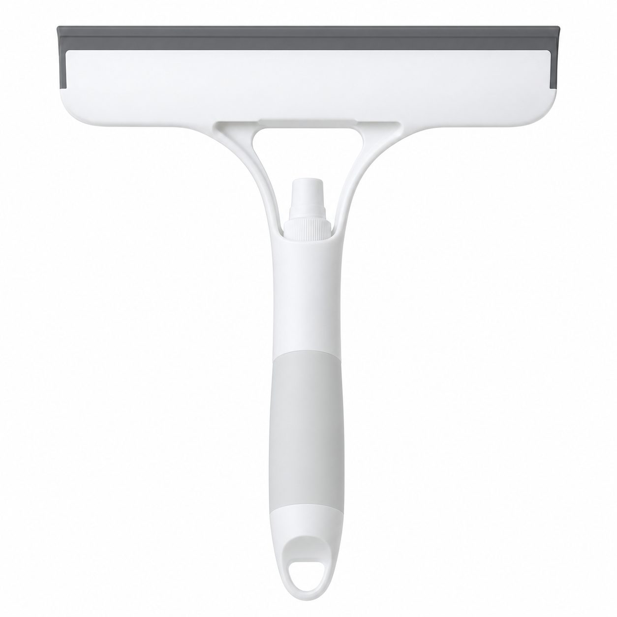 Racleta de Curatare 3 in 1, Flippy, Multifunctional, Pentru Casa si Masina, Pulverizator de Spray, Racleta din Silicon si Burete, 21.5 x 25.7 cm, Alb