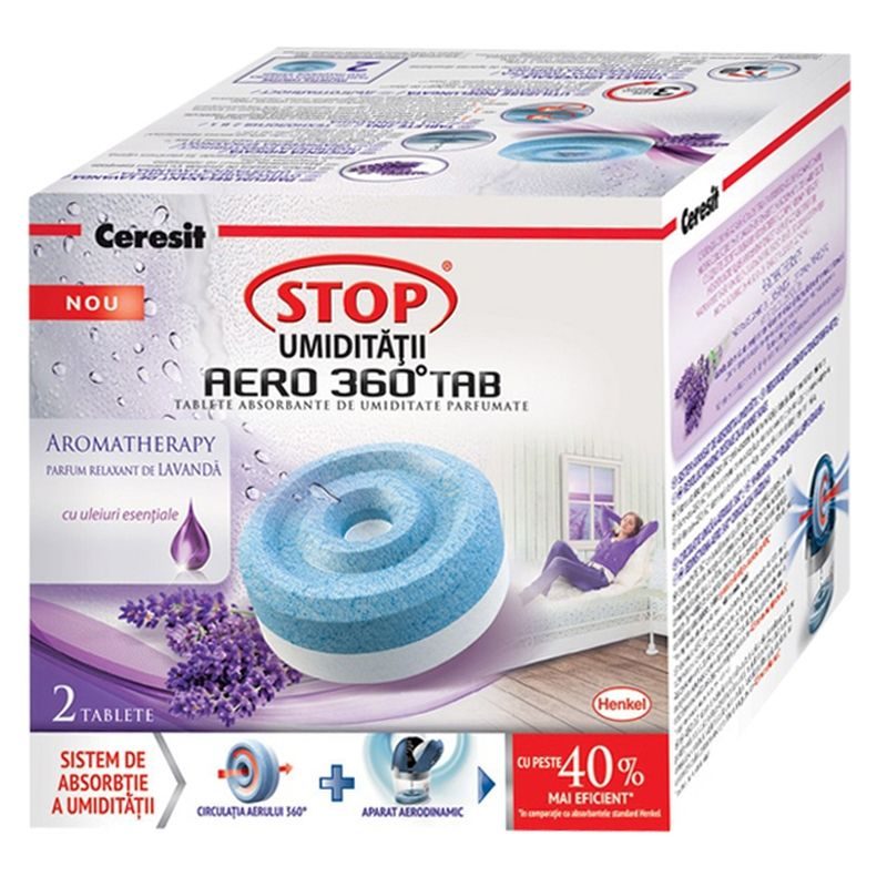 Rezerva, Ceresit Aero 360 Tablete, 2 X 450 g Lavanda