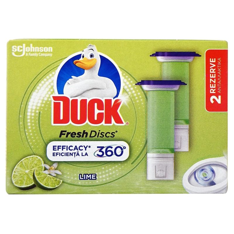 Rezerva, Duck Fresh Discs, 2 X 36 ml Twin Lime Zest