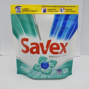 Savex Detergent Super Caps 12 buc Extra Fresh