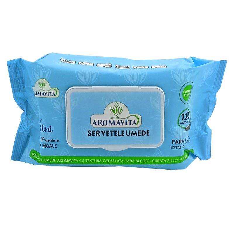 Servetele Umede, Aromavita, 120 buc Diverse Sortimente