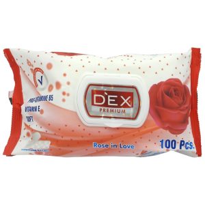 Servetele Umede, Dex, 100 buc Rose Love