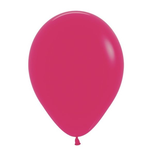 Set 12 Baloane, Flippy, din Latex Standard, 30 cm, Roz Zmeura
