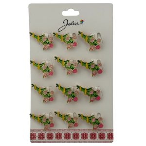 Set 12 Brose Martisor Primavara, Jolie, Model Buchet de Lalele