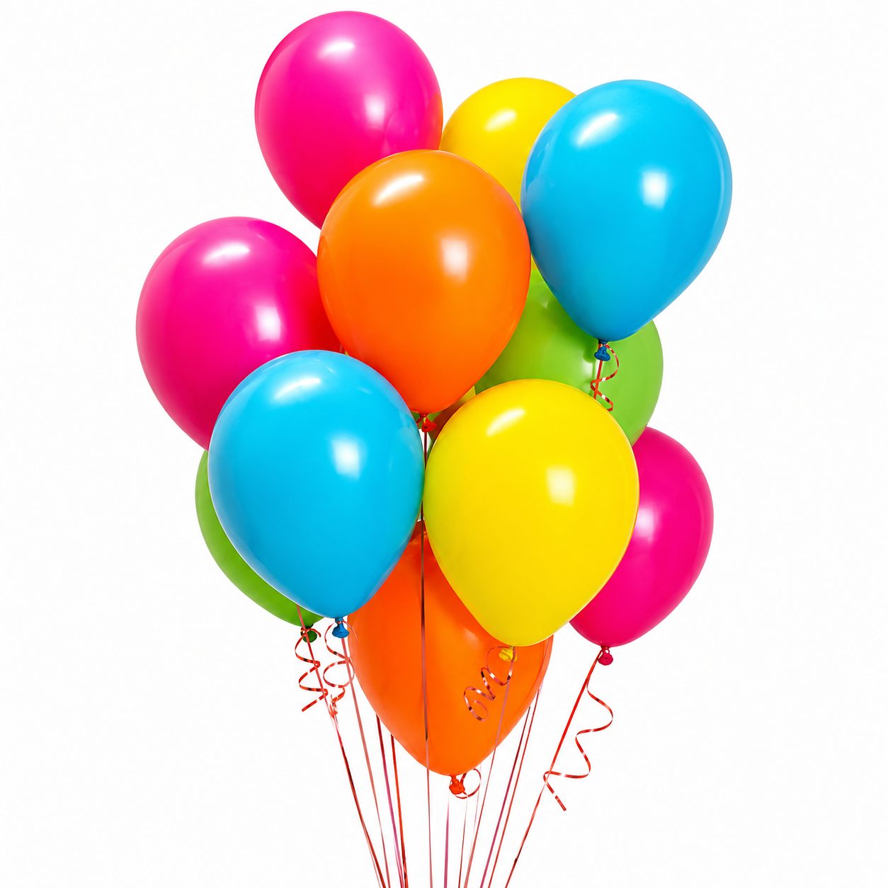 Set 25 Baloane din Latex, Flippy, Model Party, 13 cm, Multicolore, 1 g