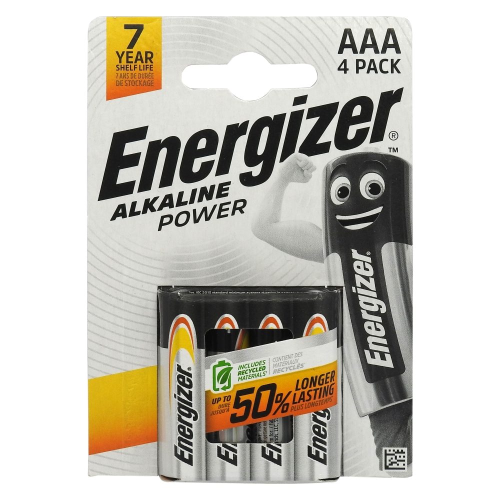 Set, Energizer Baterii Alkaline Power Aaalr03 4 buc /