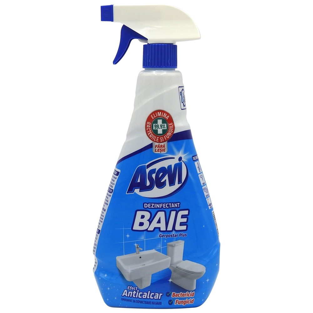 Solutie, Asevi, Igienizanta Baie Anticalcar 750 ml