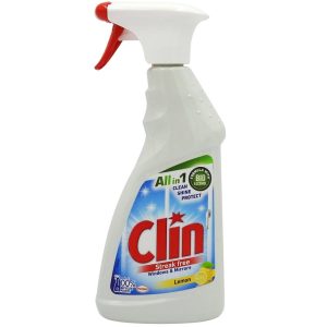 Solutie pentru Geamuri si Oglinzi, Clin, All-in-1, 500 ml, Lemon
