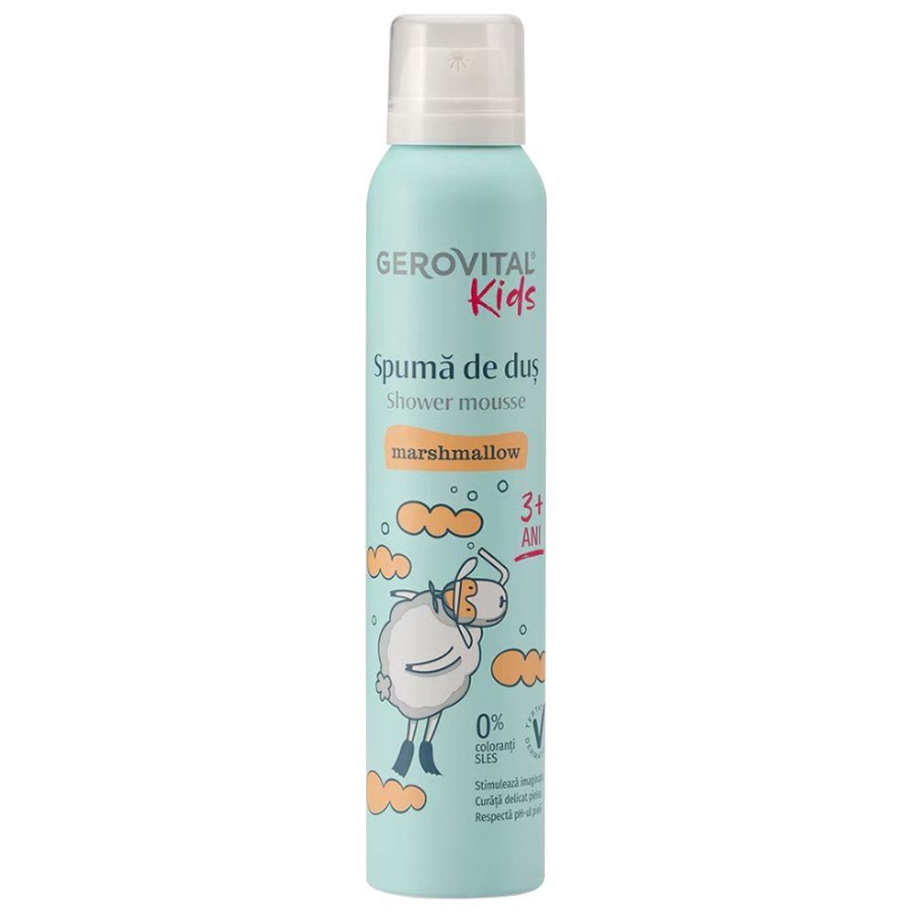 Spuma, Gerovital Kids, de Dus 200 ml Marshmallow 37570