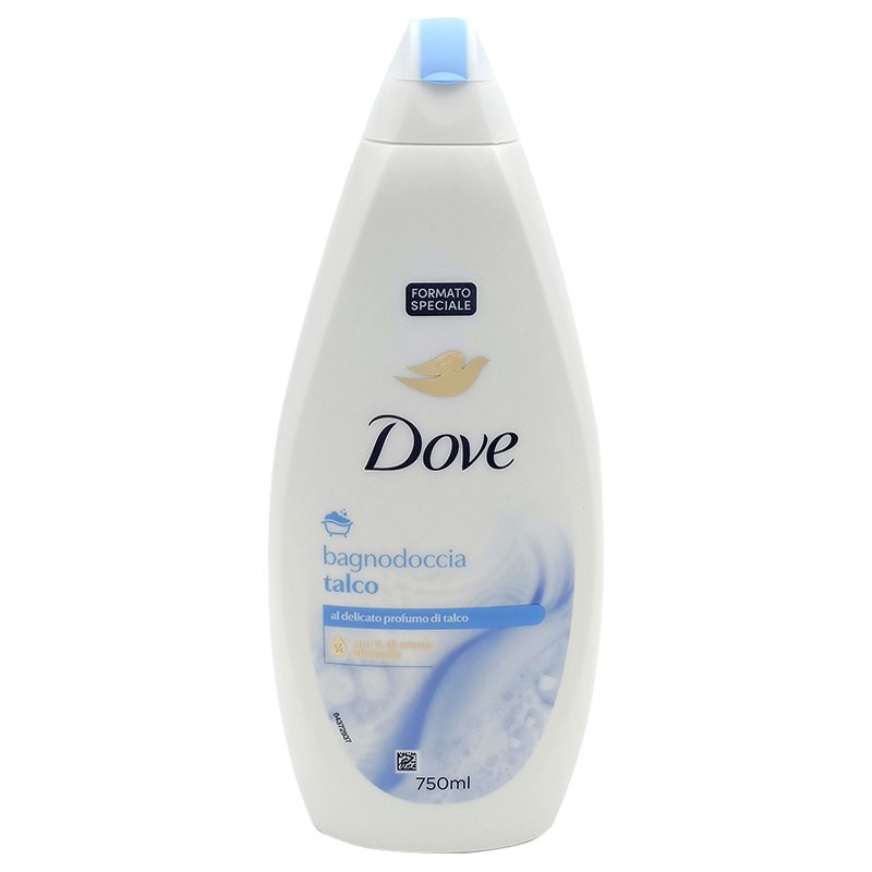 Gel Spumant de Baie, Dove, Bagnodoccia Talco, 750 ml