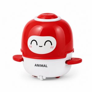 Jucarie Interactiva cu Inertie, Flippy, Model Animalut, Sunete si Lumini, pentru Copii 1-3 Ani, Rosu
