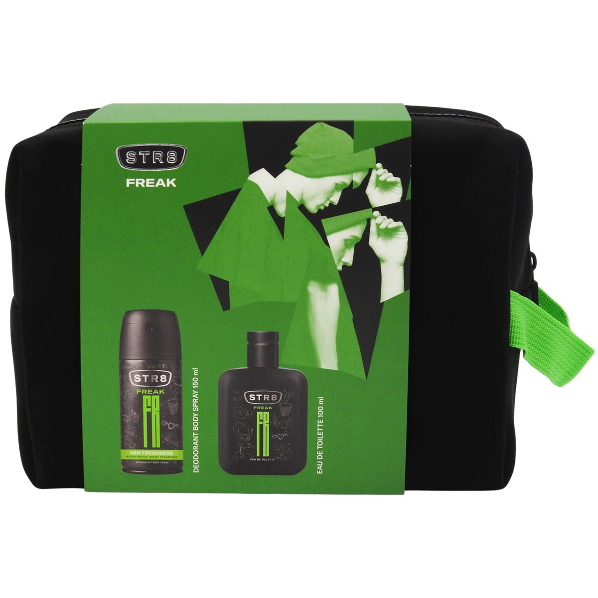 Str8 Borseta Cadou, EDT 100 ml, Deo150 ml Freak